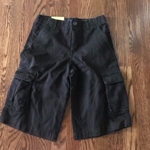 KIDS BOYS CHEROKEE ADJUSTABLE WAISTBAND CARGO BROWN SHORTS PANTDS Sz. 12 NEW NWT